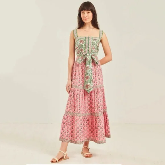 PINK CITY PRINTS Rose Hyacinth Lucia Skirt - Picture 5 of 12